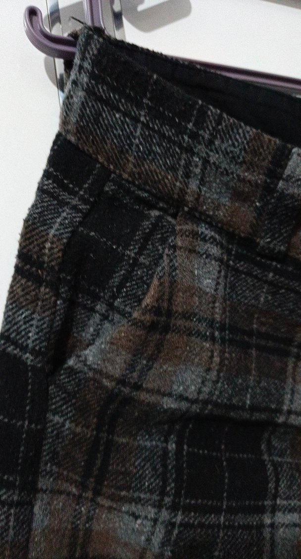 Kahverengi Kadın Kışlık Şort - Görsel 3