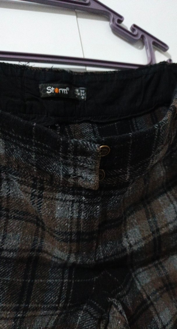 Kahverengi Kadın Kışlık Şort - Görsel 2