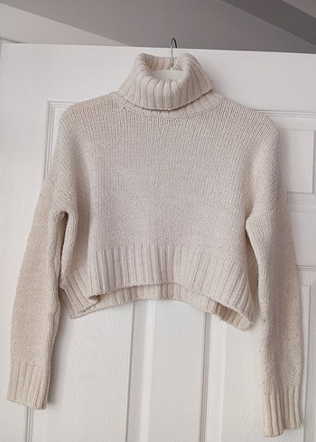 krem rengi crop kazak