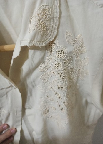 diğer Beden beyaz Renk Vintage delikişi 90lar Gömlek