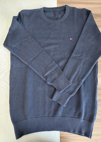 Erkek Kahve Triko Sweatshirt