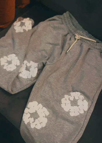 S-M Kadın erkek Denim tears eşofman altı - Görsel 2