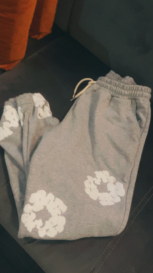 S-M Kadın erkek Denim tears eşofman altı - Görsel 3