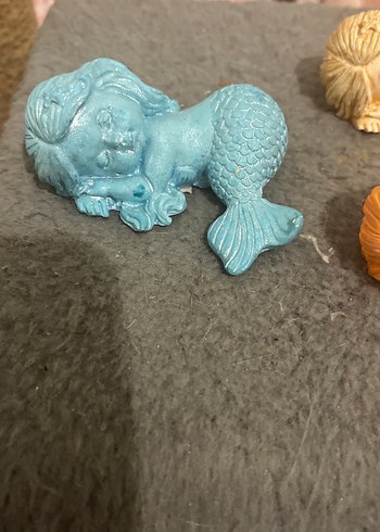 Boncuk Detaylı Retro Denizkızı Broş Seti - Görsel 3