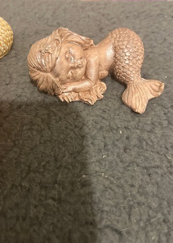 Boncuk Detaylı Retro Denizkızı Broş Seti - Görsel 4