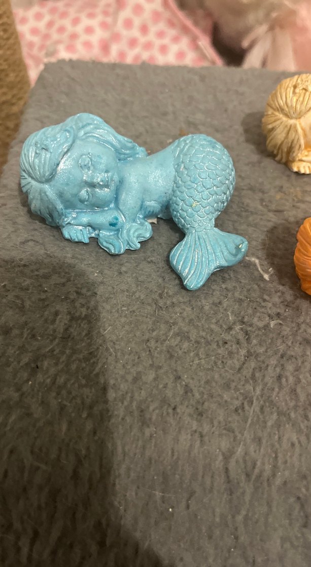 Boncuk Detaylı Retro Denizkızı Broş Seti - Görsel 3