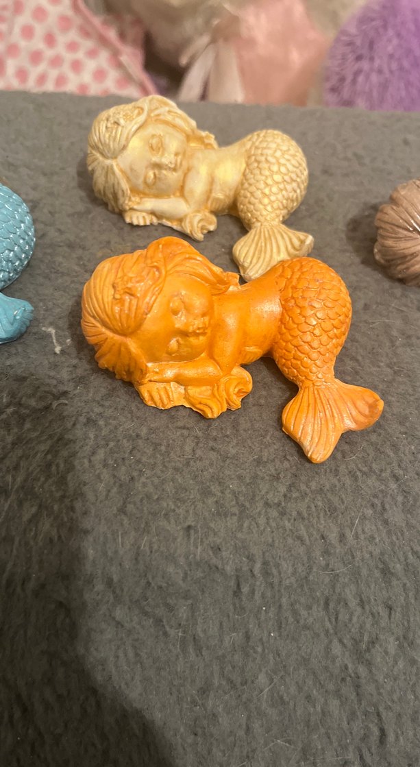 Boncuk Detaylı Retro Denizkızı Broş Seti - Görsel 2