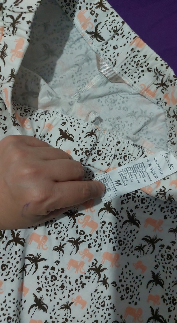 Beyaz Çiçek Desenli Dantel Detaylı Kız Pantolonu - Görsel 4