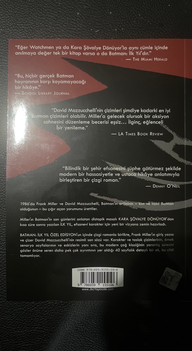 Batman İlk Yıl Çizgi Romanı - Görsel 2