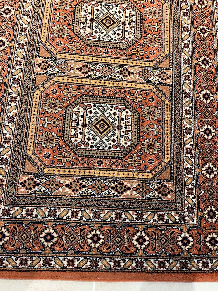 SARAY MARKA Koyu Renkli Çok Renkli Desenli Halı - Görsel 4