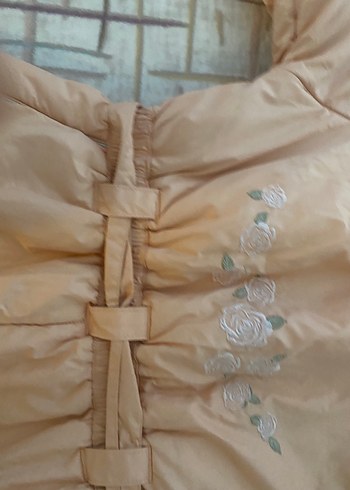 Kürklü Kapüşonlu Bebek Kız Tulumu kamp - Görsel 7