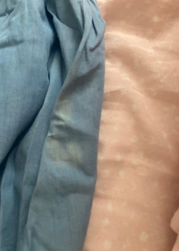 Kız Çocuk Fırfırlı Kot Elbise - Görsel 2