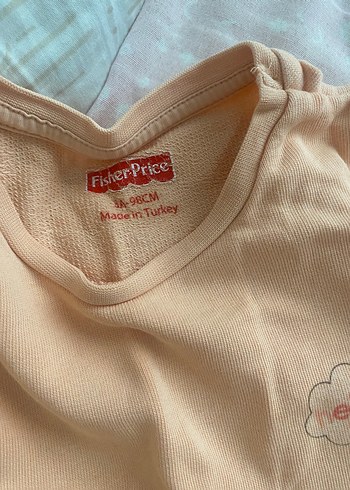 Pembe Baskılı Uzun Kollu Bebek Kıyafet Takımı - Görsel 3