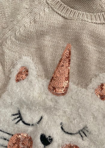 Gri Bohem Tarzı Kürklü Kedi Kıyafeti lc wakiki - Görsel 3