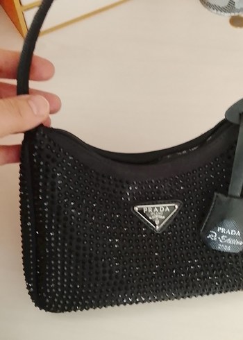 Prada Siyah Payetli Kadın Çanta