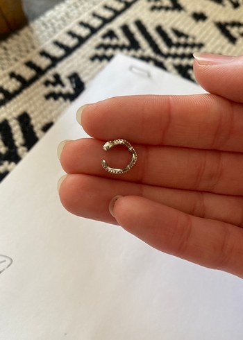 Yılan Görünümlü Burun ve Kulak Takısı - Görsel 2