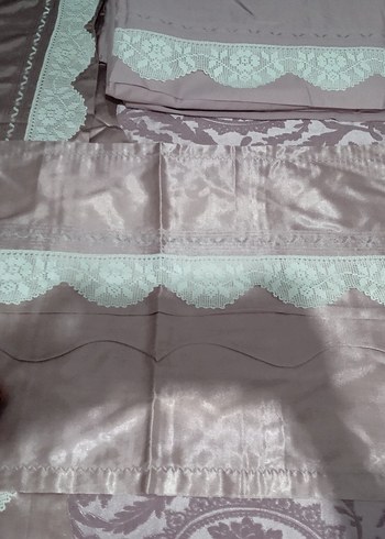 sıfır dantelli pike+nevresim takımı - Görsel 16