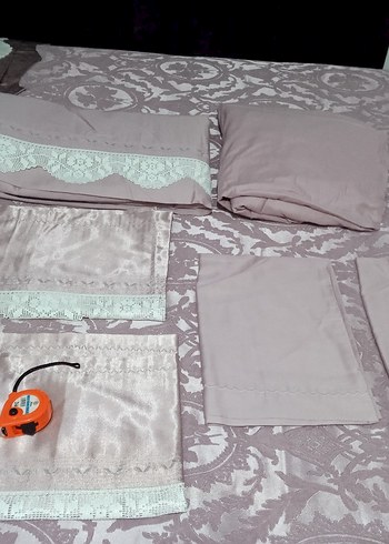 sıfır dantelli pike+nevresim takımı - Görsel 5