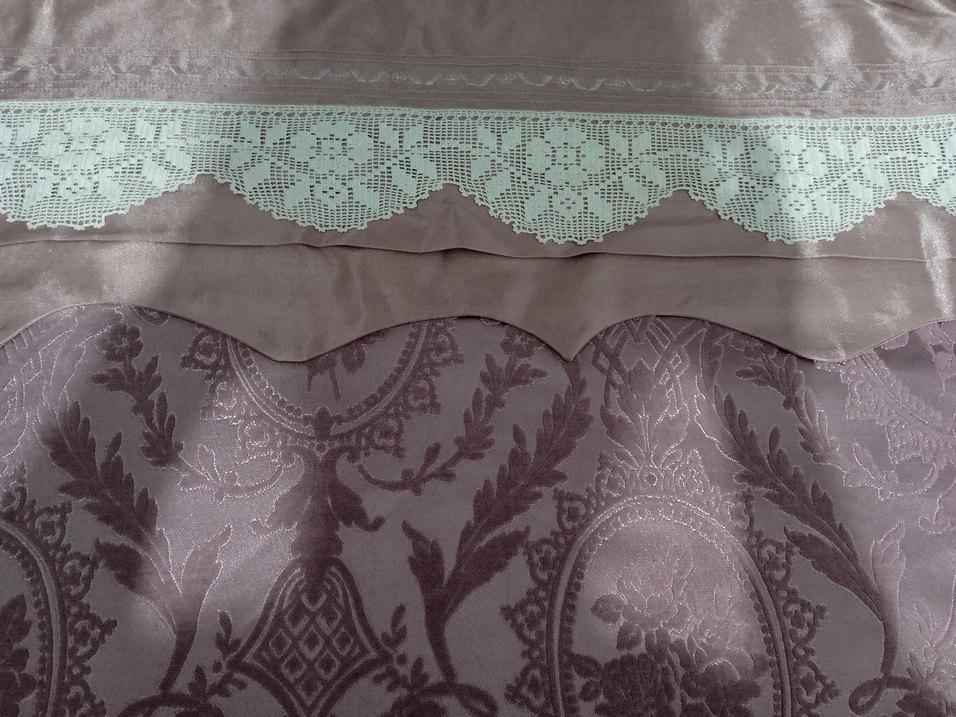 sıfır dantelli pike+nevresim takımı - Görsel 3