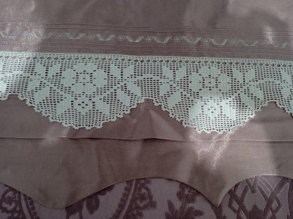 sıfır dantelli pike+nevresim takımı - Görsel 2