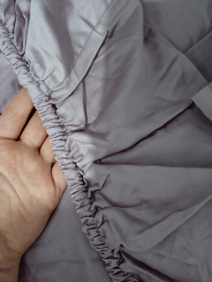 dantelli, lastikli çarşaflı,pamuk nevresim takımı çeyizlik sıfır - Görsel 2