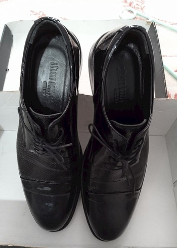 Klasik Siyah Erkek Deri Ayakkabı 43 numara - Görsel 6