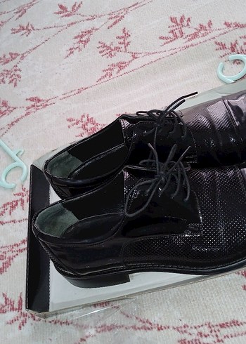 Klasik Siyah Erkek Deri Ayakkabı 43 numara - Görsel 4