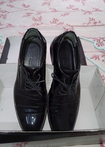 Klasik Siyah Erkek Deri Ayakkabı 43 numara - Görsel 5