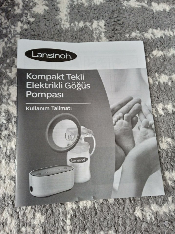 göğüs süt pompasi elektrikli lansinoh - Görsel 5
