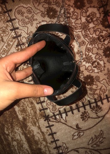 Siyah taşlı mini Kadın Çanta - Görsel 2