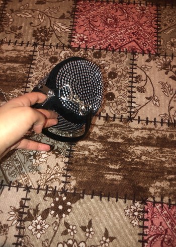 Siyah taslı Kadın Çanta - Görsel 3