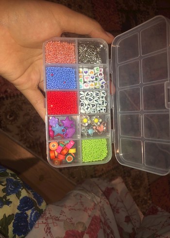 Çok Renkli Boncuk ve Takı Malzemeleri Seti - Görsel 2