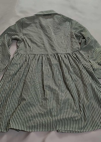 40 Beden Refka Casual Çizgili Nakışlı Tunik / Gömlek