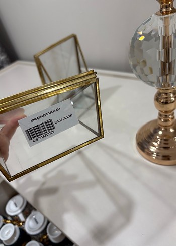 Beden Altın Renkli Cam çerveve 2 li