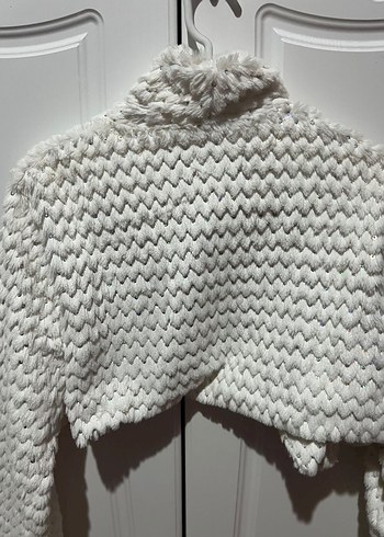 Beyaz kürk Bolero - Görsel 5