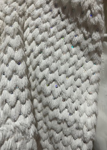 Beyaz kürk Bolero - Görsel 2