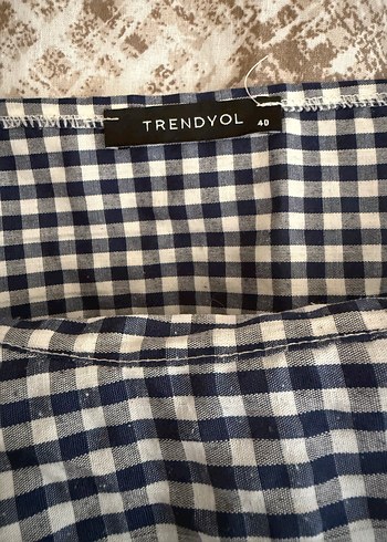 Kareli şortlu takım Kadın pijama ikili