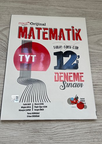 MikroOrijinal TYT Matematik 12'li Deneme Kitabı