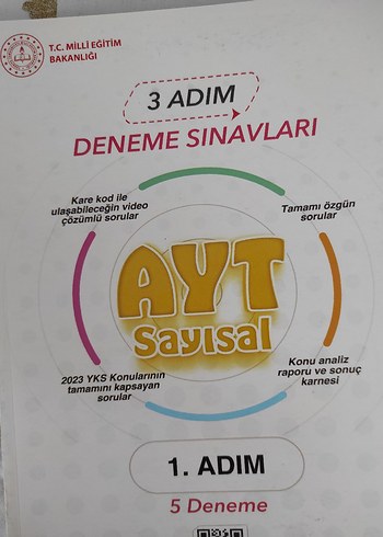 3 Adım AYT Sayısal ve Eşit Ağırlık Deneme Sınavları