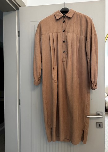 Diğer Minimal Taba Uzun Tunik Rahat Ve Sik