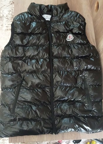 Siyah Fermuarlı Erkek Yelek. Marka:Moncler