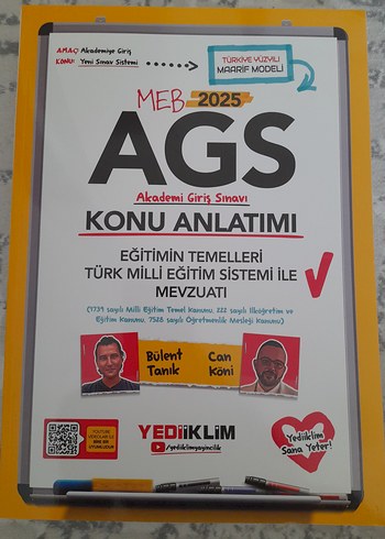  Beden 2025 MEB AGS Konu Anlatımı ve Soru Bankası 6lı Set Yediiklim Y.