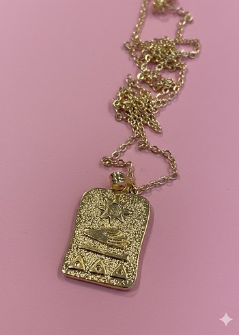 Yılan Desenli Uzun Altın Zincir Kolye - Görsel 2