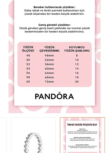 Beden Pandora Bağlı Kalpler Gümüş Yüzük
