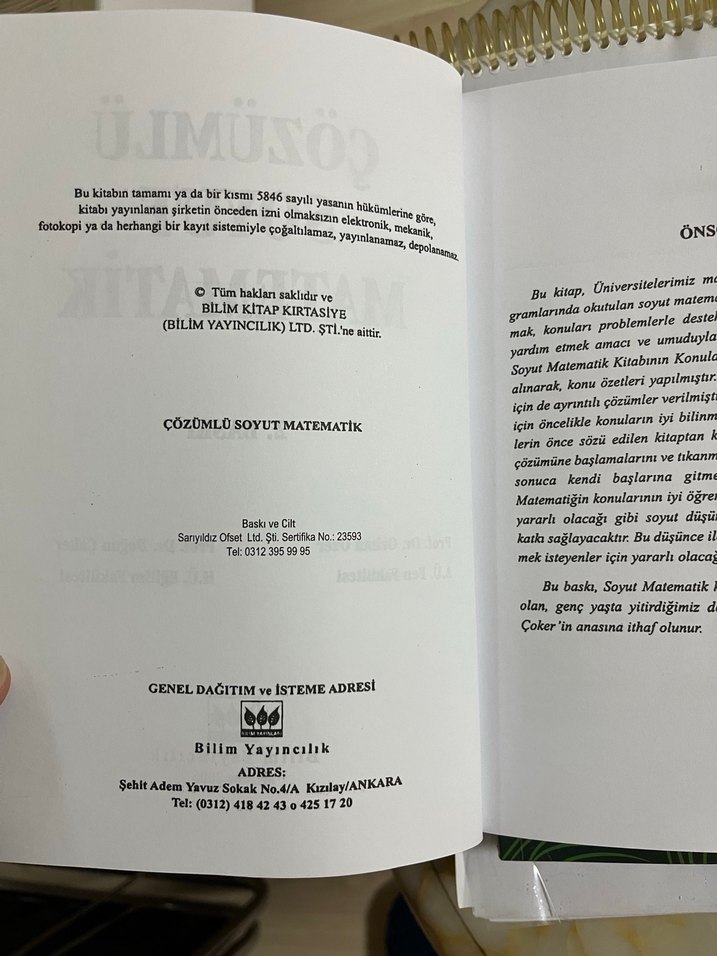 Soyut Matematik Problem Çözümleri Kitabı - Görsel 2