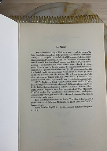 Ali Nesin - Analiz 1 Kitabı - Görsel 2