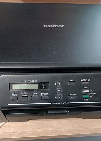 Brother Siyah Yazıcı DCP-T500W Wifi Bağlantılı Çok İyi Durumda