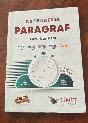 Kronometre Paragraf Soru Bankası LİMİT