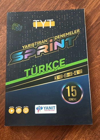 TYT Sprint Türkçe Yarıştıran Denemeler YANIT YAYINLARI