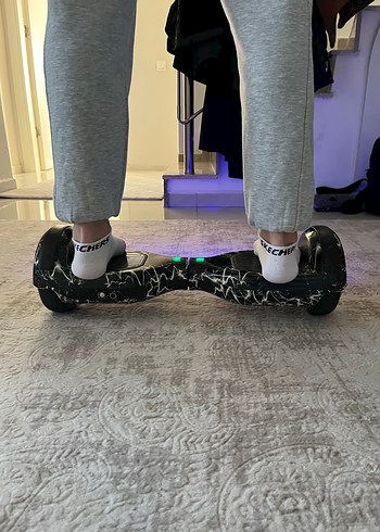 Gri yetişkin hoverboard - Görsel 3